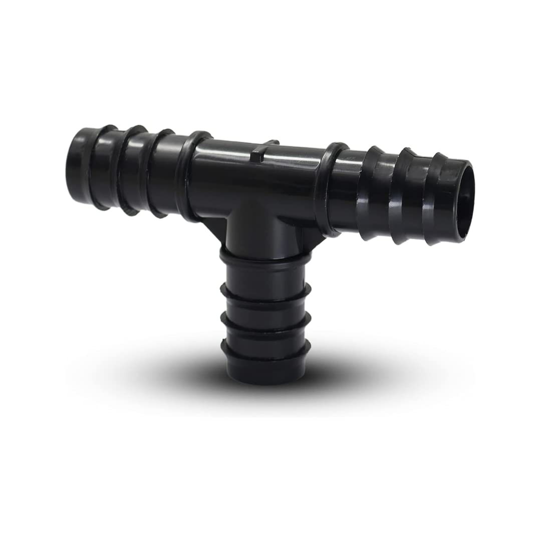 RACO Tee Connector Drip Irrigation 16mm Plastic Pipe Tee Garden Hose Tube Connector Drip Irrigation Accessories (2)