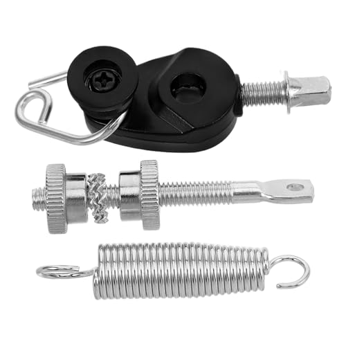 Holibanna 1Set Jazz Drum Foot Pedal Kit with Spring Tensioner Screws and Bass Drum Shaft Clamp Durable Design for Easy Installation and Performance for All Skill Levels