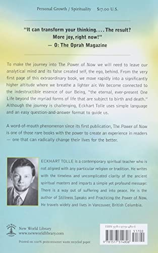 The Power of Now: A Guide to Spiritual Enlightenment