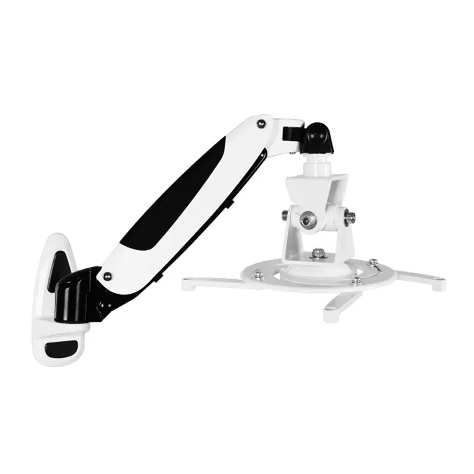 AYCDL Projector Mount Universal Projector Wall Mount Gas Spring Full Motion 2-7kg Projector Mount with Hook Tray and 1/4" inch Screws Projector Stand Tripod,A