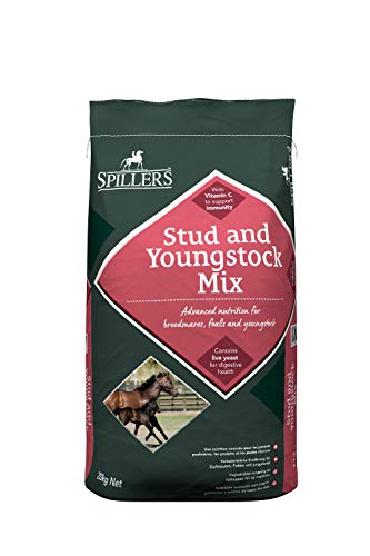 SPILLERS Stud and Youngstock Horse Feed Mix 20KG – Horse Food providing Advanced Nutrition for Broodmares, Foals and Youngstock - Horse Feed to Promote Bone Health