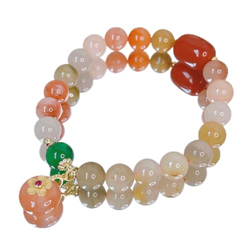 Bracelet filles cadeau pierres naturelles agate jade pour anniversaire
