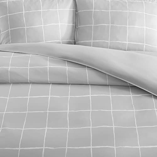 City Scene - Queen Comforter Set, Reversible Bedding With Matching Shams, Softens With Each Wash (Zander Grey, Queen) #TOP6