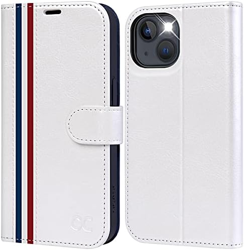 OCASE for iPhone 13 Case, Premium PU Leather iPhone 13 Wallet Case Flip Phone Cover with[TPU Inner Shell][RFID Blocking][Card Holder] for the 6.1 Inch 2021 5G,Black