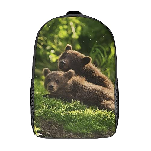 MAOTN Cartable de mode Bear Travel Rucksack Sac d'école pour enfants de mode personnalisé sac à dos unisexe (43x31x13.5cm) Cool Bookbag Cover