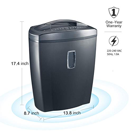 SToK-8-Sheet-Cross-Cut-Paper-Shredder-21-Liter-Large-Waste-Bin-Capacity-with-CDDVD-and-Credit-Card-Shredder-ST-30CC-with-One-Year-Offsite-Warranty