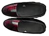 DUNLOP Mens Boris Moccasin Slippers Tartan Lining Black size 7 UK #3