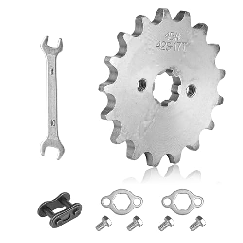 428 17T 17mm Motorcycle Front Engine Sprocket for 50cc 70cc 110cc 125cc 140cc 160cc Honda TaoTao Roketa Coolster Sunl Lifan Chinese ATV Quad Dirt Bike