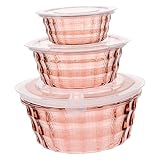 OUNONA 3Stücke Teiliges Frischhaltedosen für Snacks und Gemüse Aufbewahrungsbox mit Versiegeltem Design für Kühlschrank und Unterwegs Praktischer Organizer für Gesunde