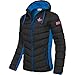 Produktbild Nebulus Herren Jacke MERIK, warme Outdoorjacke, praktische & vielseitige Übergangs- & Winterjacke, schwarz-kobalt - XL
