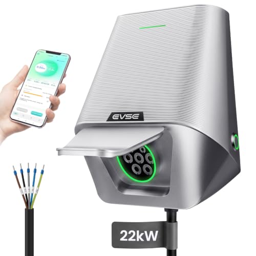 EVSEdesigner Stazione di ricarica 22 kW con app per veicolo