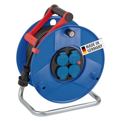 Brennenstuhl Garant IP44 Bebnow (50m, Spezialkunststoff, kurzfristig im Freien, Made in Germany) französisches Stecksystem
