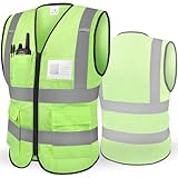 Large application : notre gilet de sécurité pour hommes et femmes qui font le travail. Idéal pour les travailleurs du bâtiment, les conducteurs de camions, les travailleurs d'entrepôt, les contrôleurs de la circulation et les premiers intervenants.