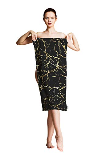 Ofloral Gold Black Marble Hand Towels Cotton Washcloths,Marbling Texture Art Print Comfortable Soft Towels For Bathroom/Kitchen/Yoga/Golf/Hair/Face Towel For Men/Women/Girl/Boys 15X30 Inch #TOP6
