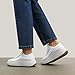 DREAM PAIRS Women Chunky City Tweed Comfortable Casual Platform Fashion Sneaker,Size 8,White,SDFN2379W