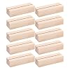 Kisangel 25 Stuks Houten Teken Houders Hout Plaats Kaarten Houder Stand Nummer Tafel Houten Foto Houder