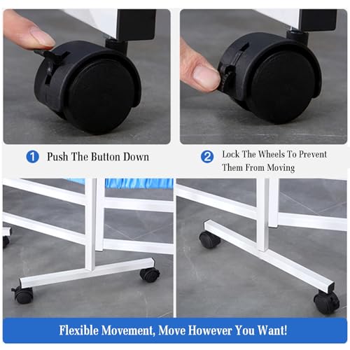 Sywlwxkq 3-8 Panels Medical Privacy Screen,Folding Room Seperating Divider,6Ft High Standing Door Partition thumb #2