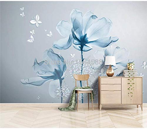 Murale 3D moderne fleur abstraite WLLLO pour un design intérieur d'exception - 3