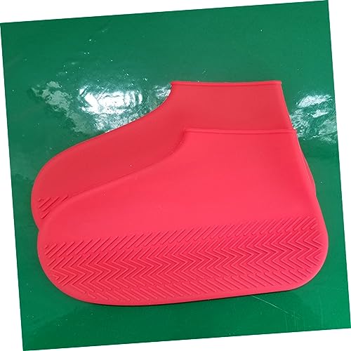 Cubiertas de zapatos de silicona Gatuida protectoras antideslizantes para actividades al aire libre, color rojo miniatura 7