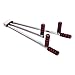 HOTOPGELY 3 Bar Leg Stretcher Leg Split Extension Device Stainless Steel Leg Support Yoga Exercise Martial Arts Gym Flexibility Training Machine-Sports Fitness Wellness(Without Extra Grip and Strap)