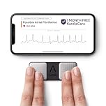 KardiaMobile 1-Lead Personal ECG Heart Rate Monitor + 1 Month Free of KardiaCare - Record ECGs at Home, Detects Atrial Fibrillation, Trusted by the NHS, Fast Results, Works with Most Smartphones