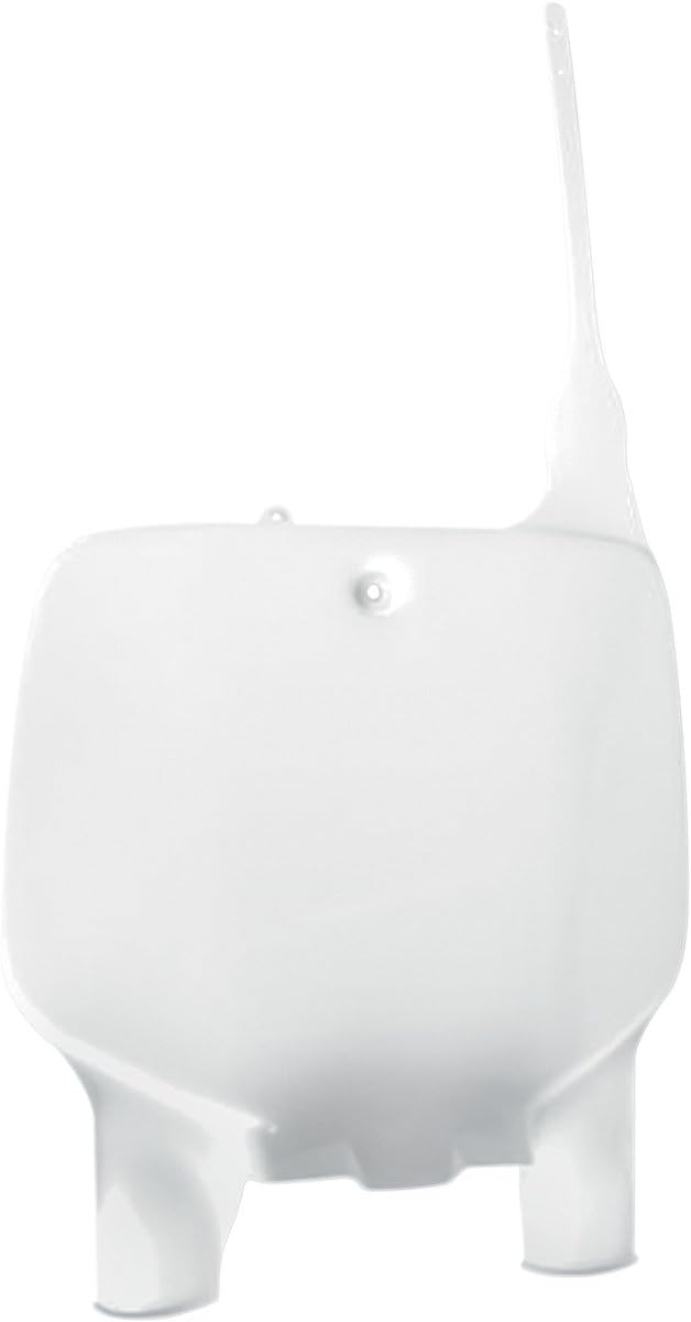 UFO KA03701047 Replacement Plastic (FOR KAWASAKI FRT #PLATE KX 96-00 WHITE)
