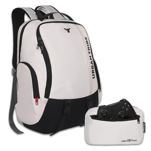 Image of URBAN TRIBE Gamzo 35L Gamers Laptop Backpack for every Genz Z | Fits 17 Inch Laptop | RGB-Ready Gaming Backpack | Anti-Theft, RFID Safe, Shockproof, Weather-Resistant | USB-C Charging, Travel Bag