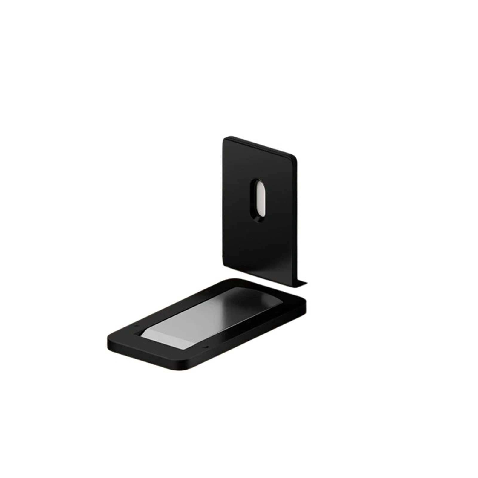 Iopklytf Black Door Stopper Invisible Magnetic Door Stopper Self Adhesive
