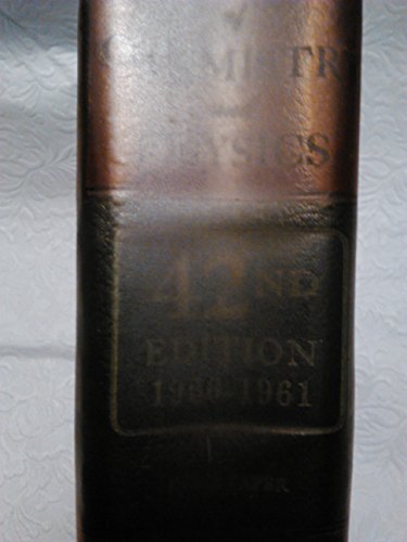 Handbook of Chemistry and Physics 42nd Edition B003VZY85O Book Cover