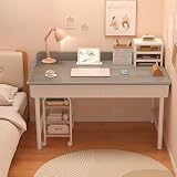 GEBYUI ホーム＆キッチン/家具/子ども用家具/鏡台| 子ども用安全鏡台 天然木風カラフルデザイン 高さ調節可能 収納棚付き 柔らか LED 照明 3 才以上お子様向け お化粧遊び・身だしなみ習慣育成家具​