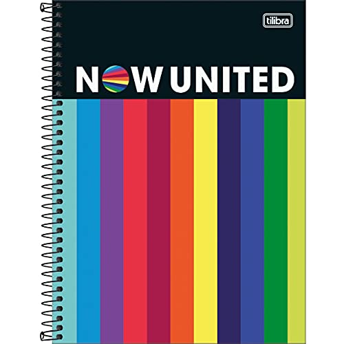 CADERNO UNIVERSITÁRIO 16 MATERIAS CD NOW UNITED