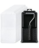 Bates- 4 Inch Paint Tray Set, 22 pcs, 1x 4 Inch Paint Roller Tray, 20x Disposable Plastic Liners & 1x Roller...