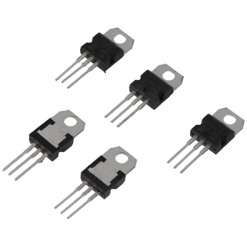 20pcs Chip IC, 5A 60V Darlington Transistors, TIP120 TO-220 Power Transistor, Darlington Bipolar for DIY Electronic