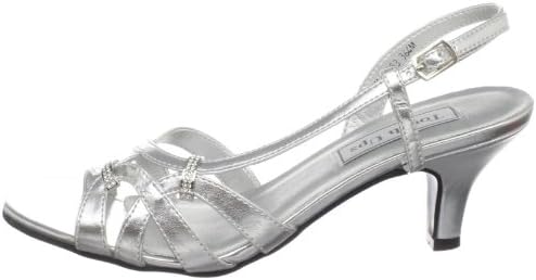 Touch Ups Women's Donetta Manmade Slingback Sandal,Silver ,6 W US | Image 6