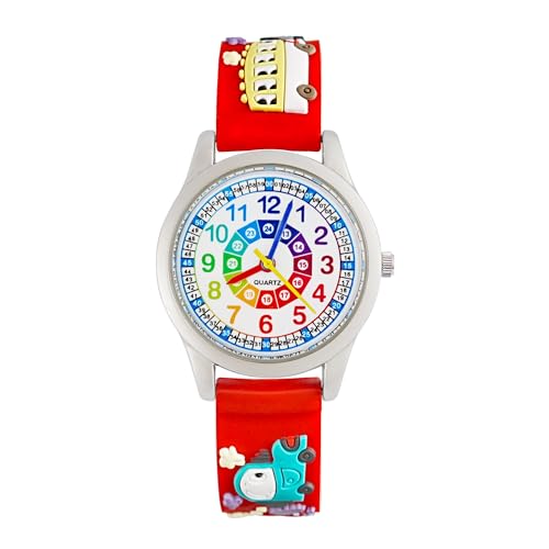 MUXIJIA Kinder Uhren für Jungen ab 3-10 Jahre, Analog Quarz...