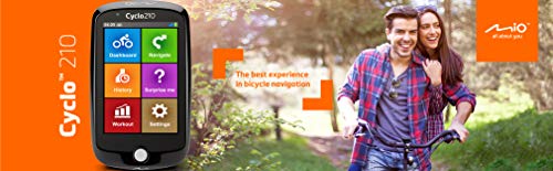 Mio Cyclo 210 Full Europe Fahrradnavigation Fahrradcomputer kabellos GPS Tracker Bike Navigation für Fahrräder mit… - Image 7