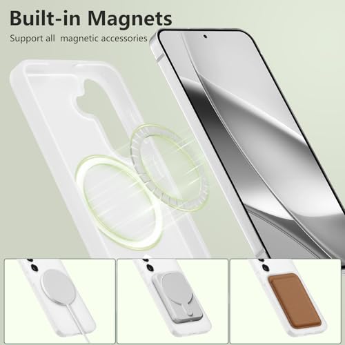 RALEAVO for Samsung Galaxy A16/A17A18/A26 Case Magnetic Matte Case,White by RALEAVO - Used condition - Image 5