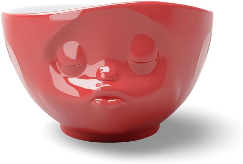 Fiftyeight t010308 – Face Shaped Mug That Gives a Kiss red