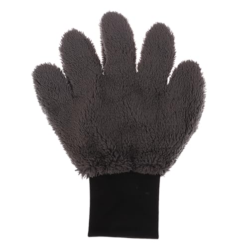 hiwhale Gant de Lavage de Voiture à 5 Doigts Double-Face Microfibre Auto Cleaning Mitt Scratch-Free Soft Car Detailing Wash Gants Lint Double Face Wash Mitts et Scratch-Free Gant de Lavage