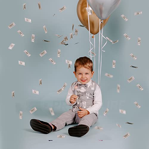6 Pack Money Confetti Cannon Confetti Poppers | New Years Eve Party Supplies 2025 Party Poppers Confetti Shooter for Decoration, Celebration, Birthday, Photoshoot | Bulk 100 Dollar Bills Confetti Gun
