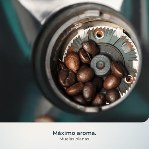 Miniatura 4 de Cecotec Molinillo De Café Eléctrico Steelmill 2000 Adjust Max. 150w, Muelas Planas, 17 Niveles, 250g, Tapa Hermética, Depósito Extraíble, Acero Inoxidable, Cepillo Limpieza