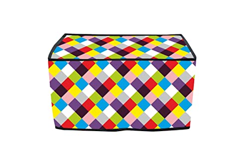 Image of Printer Cover for HP Laserjet M1020 Plus Printer with Zipper for Dust Protection( Mltclr Heart )-Size (15x8.5x9.5Cm)