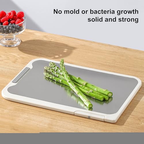 Planche à découper en acier inoxydable double face pour une cuisine saine - 5