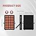 Red Light Therapy Panel, 40 Dual Chip LEDs, Near-Infrared Light 660nm & 850nm, Flicker Free, Red Light Therapy Panel for Body, Face, Muscle, Sleep Improvement