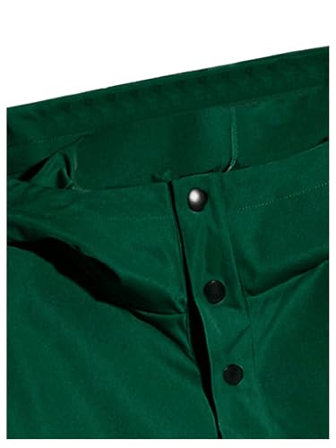 GORGLITTER Men's Half Button Windbreaker Jacket Long Sleeve Pocket Golf Running Athletic Jacket Pullover3