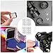 2 Pack SD Card Storage Case – 8-in-1 Hard Plastic Holder for Micro SD/SDHC/TF/MS Cards – Compact, Reusable Memory Card Organizer (Cards Not Included)