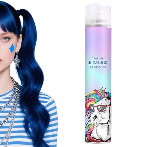 Spray de color para el cabello, 320 ml, tamaño de viaje, color temporal para mujer, tinte ligero para fiestas, cosplay, Halloween, fiestas y escenarios