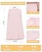 goodmansam Women's Shower Wrap Robes Spa Body Wrap Bathrobe Ultra Absorbent Cover up Towels, Pink