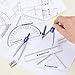STAEDTLER School Kit Math Geometry Set - 10-Piece Compass, Protractor & Ruler Kit with Flip Open Storage Box - Clear Measuring Tools - Student Drawing Supplies
