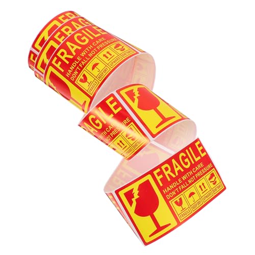 ABOOFAN Moving Warning Stickers Pcs Fragile Package Warning Labels for Optimal Handling